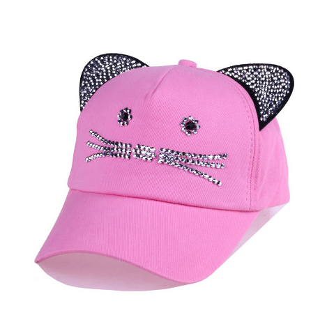 Spring And Summer Denim Baseball Cute Cat Ears Baseball Sunscreen Visor Baby Cat Hat - Image 7