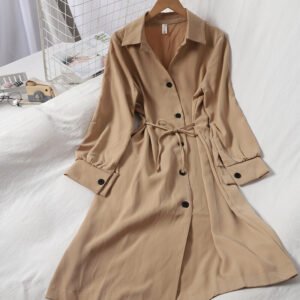 Waistband And Tie For A Slim, Versatile Dress