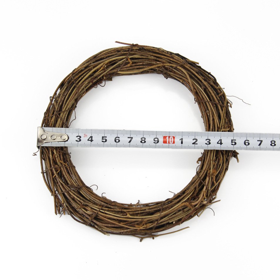Tufu Rattan Garland Circle Vine Ring Christmas - Image 7