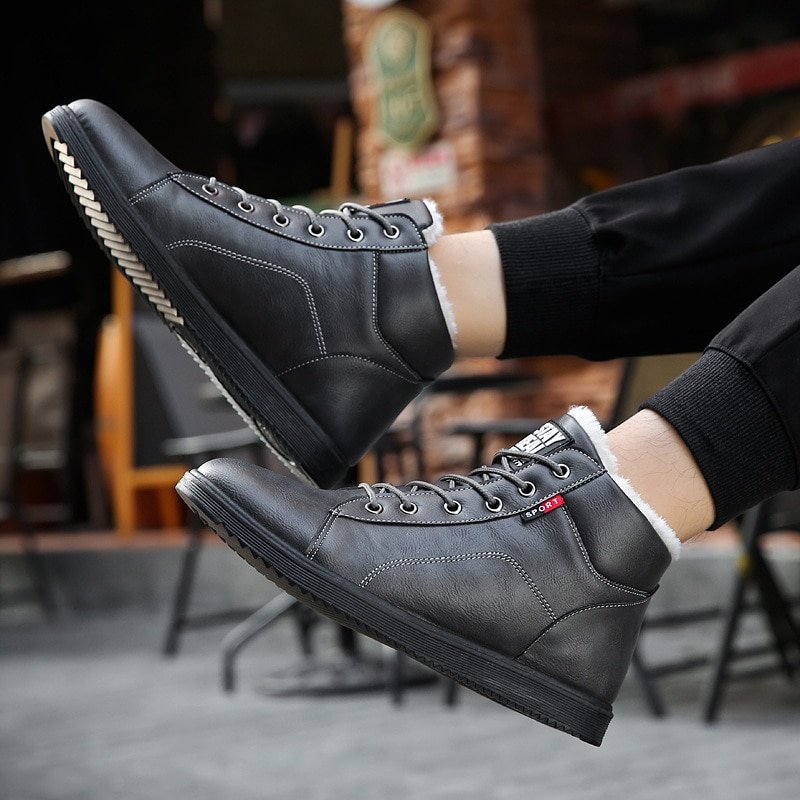 Winter Plush warm and thick high top snow boots - Image 6