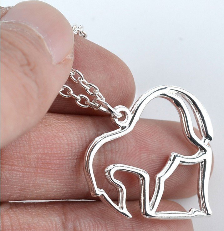 New Love Pony Silver-plated Pendant Necklace - Image 4