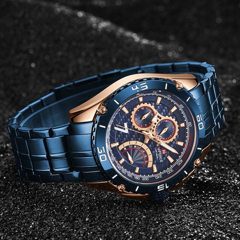 Waterproof men's multifunctional business quartz watch - Image 3