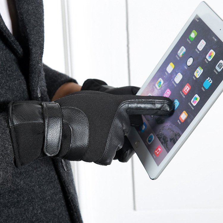 Touch screen Plush full finger gloves - Image 2