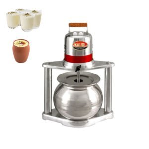 Kalsi domestic madhani lassi machine for butter churning with double rod and ss garwa jar