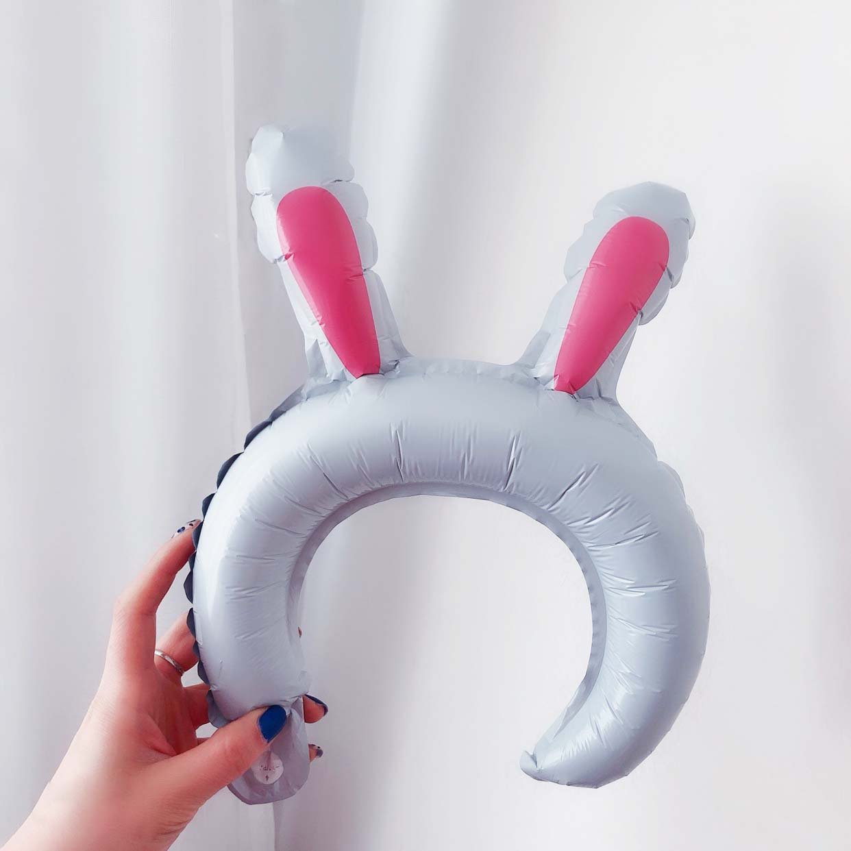Birthday Hairpin Balloon Headband Rabbit Ears Cartoon - Image 3
