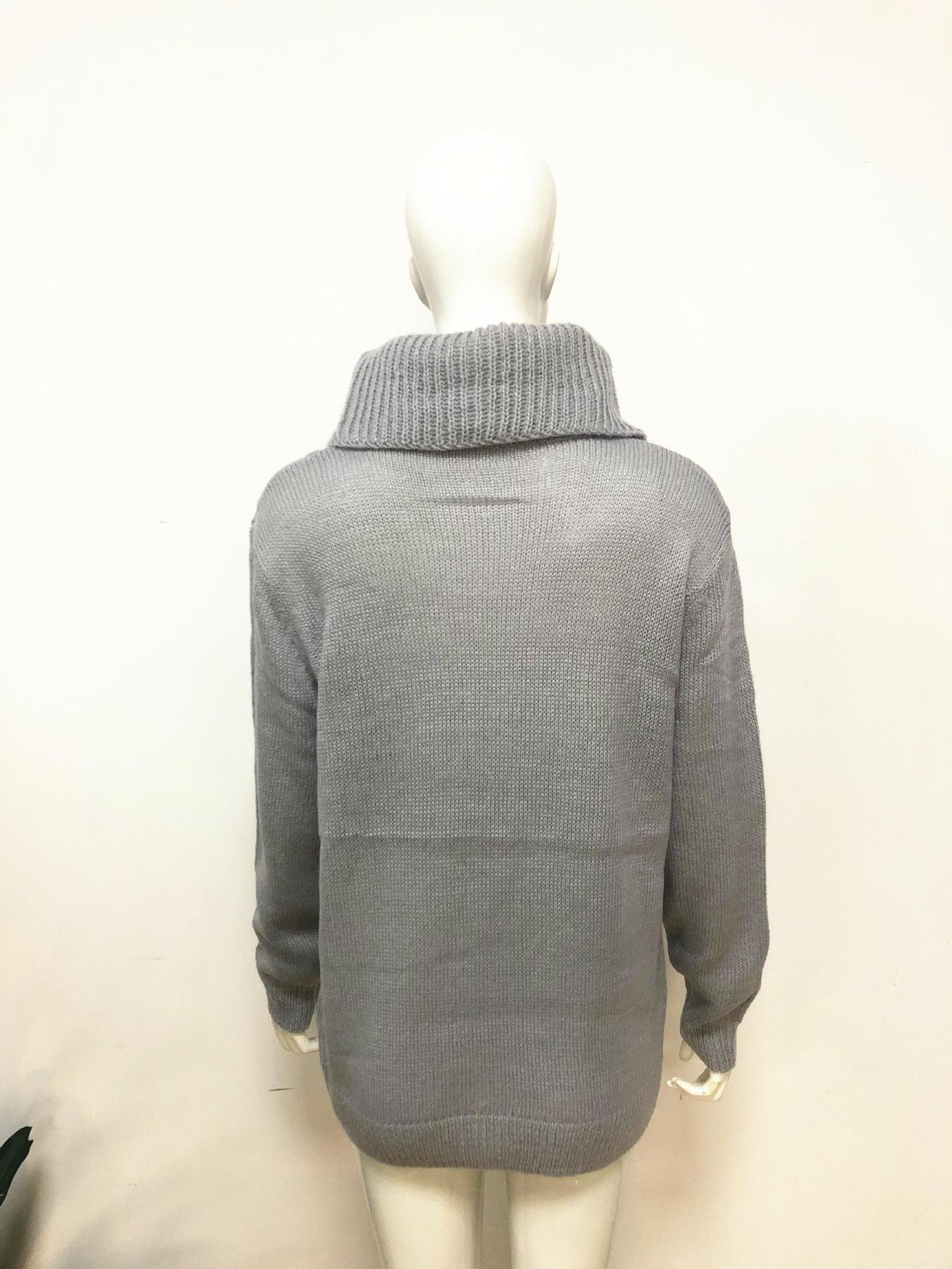 Long Sleeve Turtleneck Pullover - Image 4