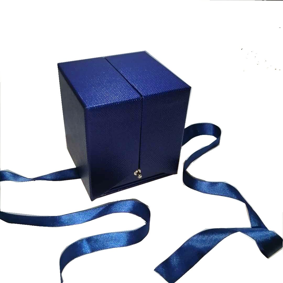 Transparent Acrylic Double-Door Jewelry Box - Image 4