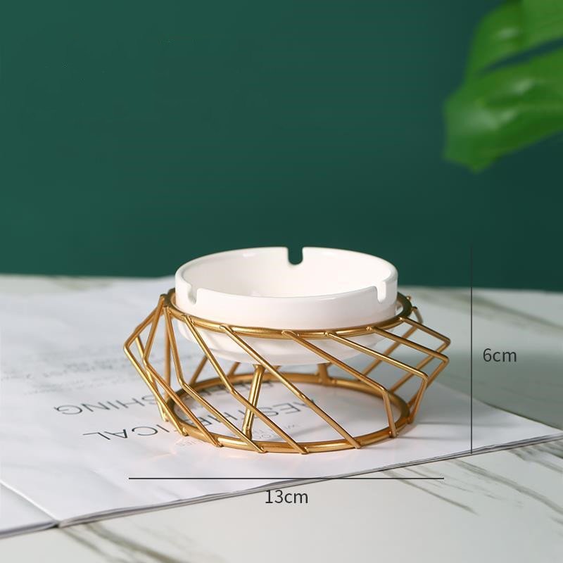Personalized Home Fall Prevention Creative Net Red Ashtray - Image 2