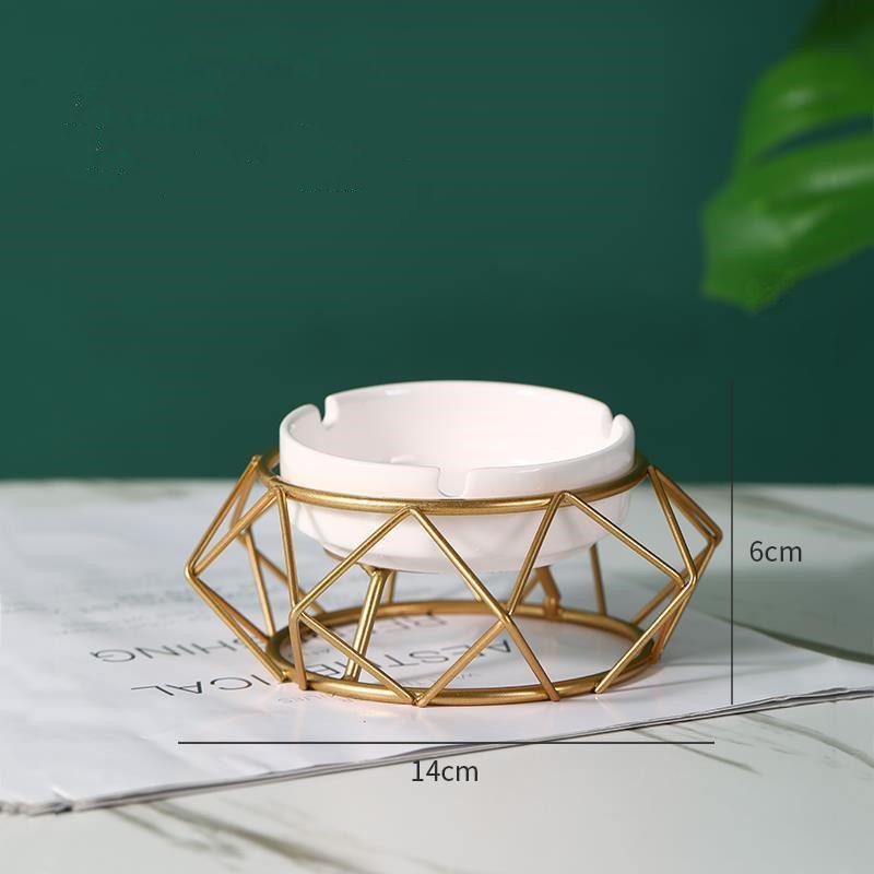 Personalized Home Fall Prevention Creative Net Red Ashtray - Image 4