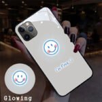 Compatible with Apple , Smiling face to flash mobile phone case