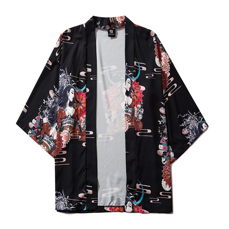 Kimono shirt loose robe - Image 2