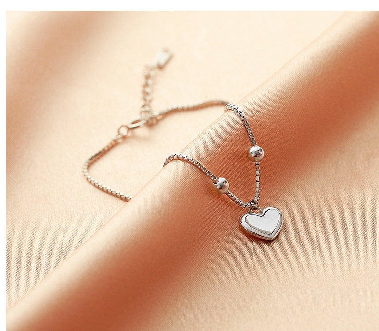 Sterling Silver Hand Accessory Shell Heart Pendant - Image 5