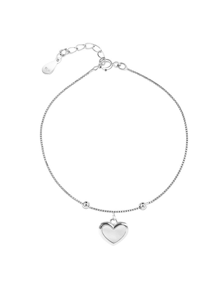 Sterling Silver Hand Accessory Shell Heart Pendant - Image 2