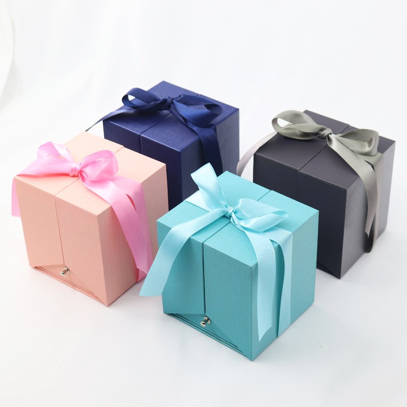 Transparent Acrylic Double-Door Jewelry Box - Image 12