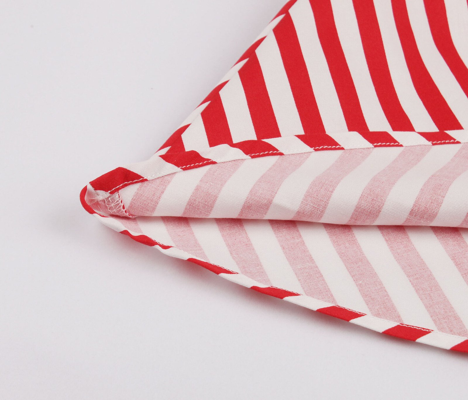 Half sleeve striped dress with lapel - Image 8