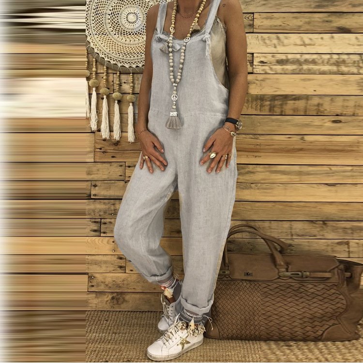 Casual Loose Strap Jumpsuit - Image 7