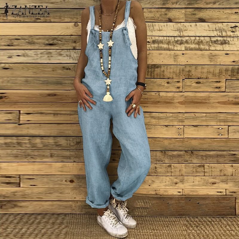 Casual Loose Strap Jumpsuit - Image 9