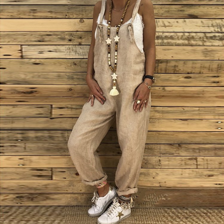Casual Loose Strap Jumpsuit - Image 5