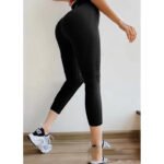 High waisted seven-point pants Seamless, high elastic, dry and breathable yoga pants