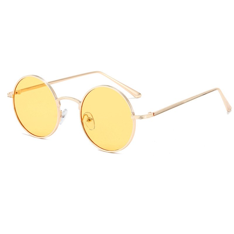 Prince Mirror Wu Yifan The Same Round Glasses Best Man Retro Sunglasses Men's Small Frame Sunglasses Women's Trendy Wholesale - Image 8