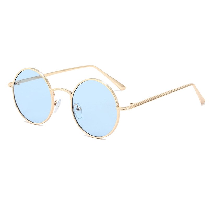 Prince Mirror Wu Yifan The Same Round Glasses Best Man Retro Sunglasses Men's Small Frame Sunglasses Women's Trendy Wholesale - Image 6