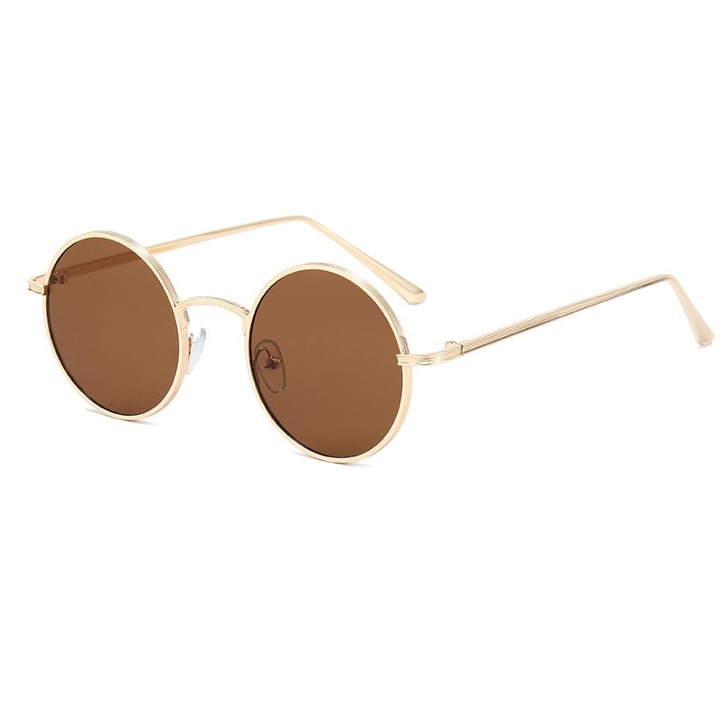 Prince Mirror Wu Yifan The Same Round Glasses Best Man Retro Sunglasses Men's Small Frame Sunglasses Women's Trendy Wholesale - Image 7
