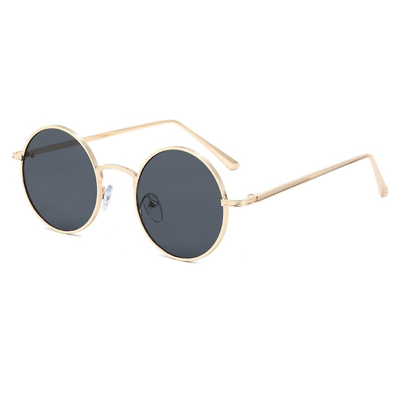 Prince Mirror Wu Yifan The Same Round Glasses Best Man Retro Sunglasses Men's Small Frame Sunglasses Women's Trendy Wholesale - Image 3