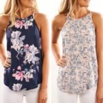 Sleeveless Floral Digital Print Camisole