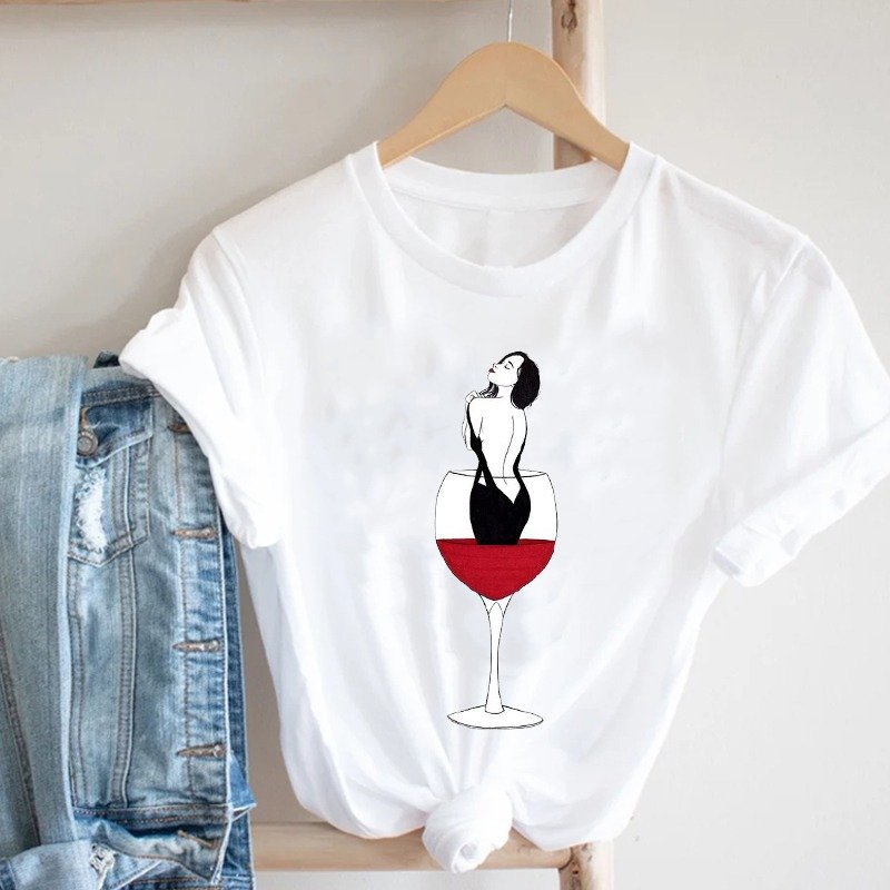 Women'S Short Sleeve T-Shirt With Butterfly Print - Image 10