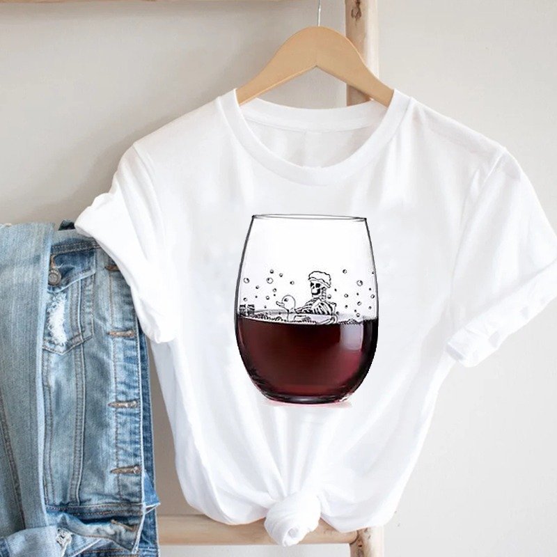 Women'S Short Sleeve T-Shirt With Butterfly Print - Image 12