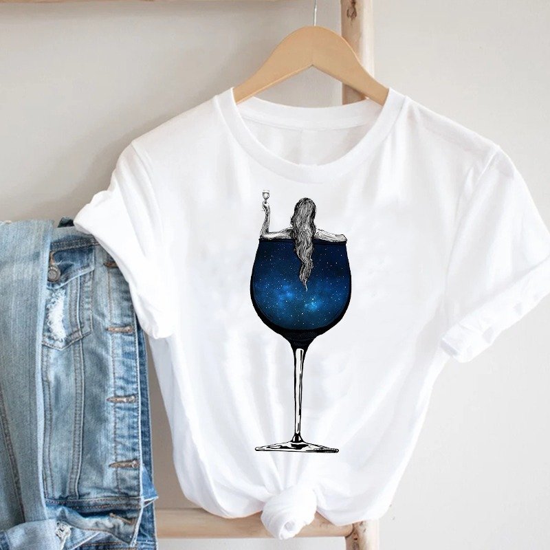Women'S Short Sleeve T-Shirt With Butterfly Print - Image 9