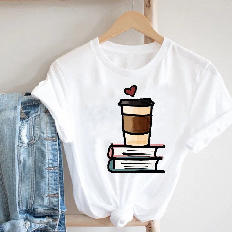Women'S Short Sleeve T-Shirt With Butterfly Print - Image 3