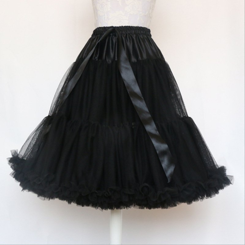 Adult Version Of Extra-long Pure Color Tutu Skirt - Image 4