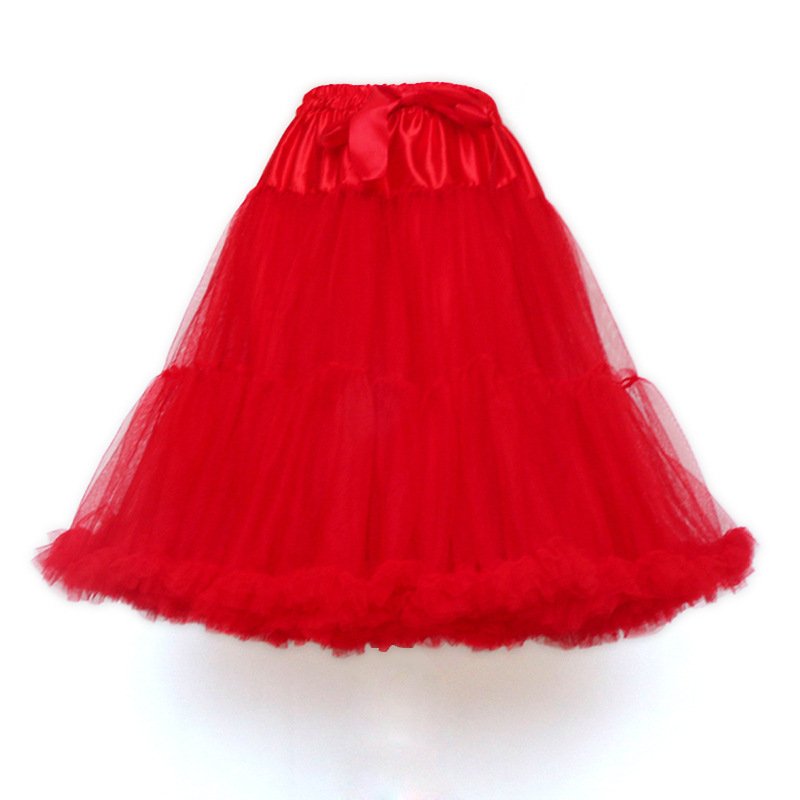 Adult Version Of Extra-long Pure Color Tutu Skirt - Image 3