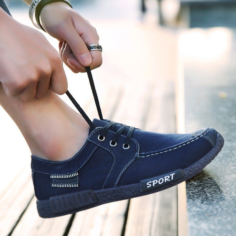 Men's Canvas Shoes Korean Trend Casual Shoes - Image 5