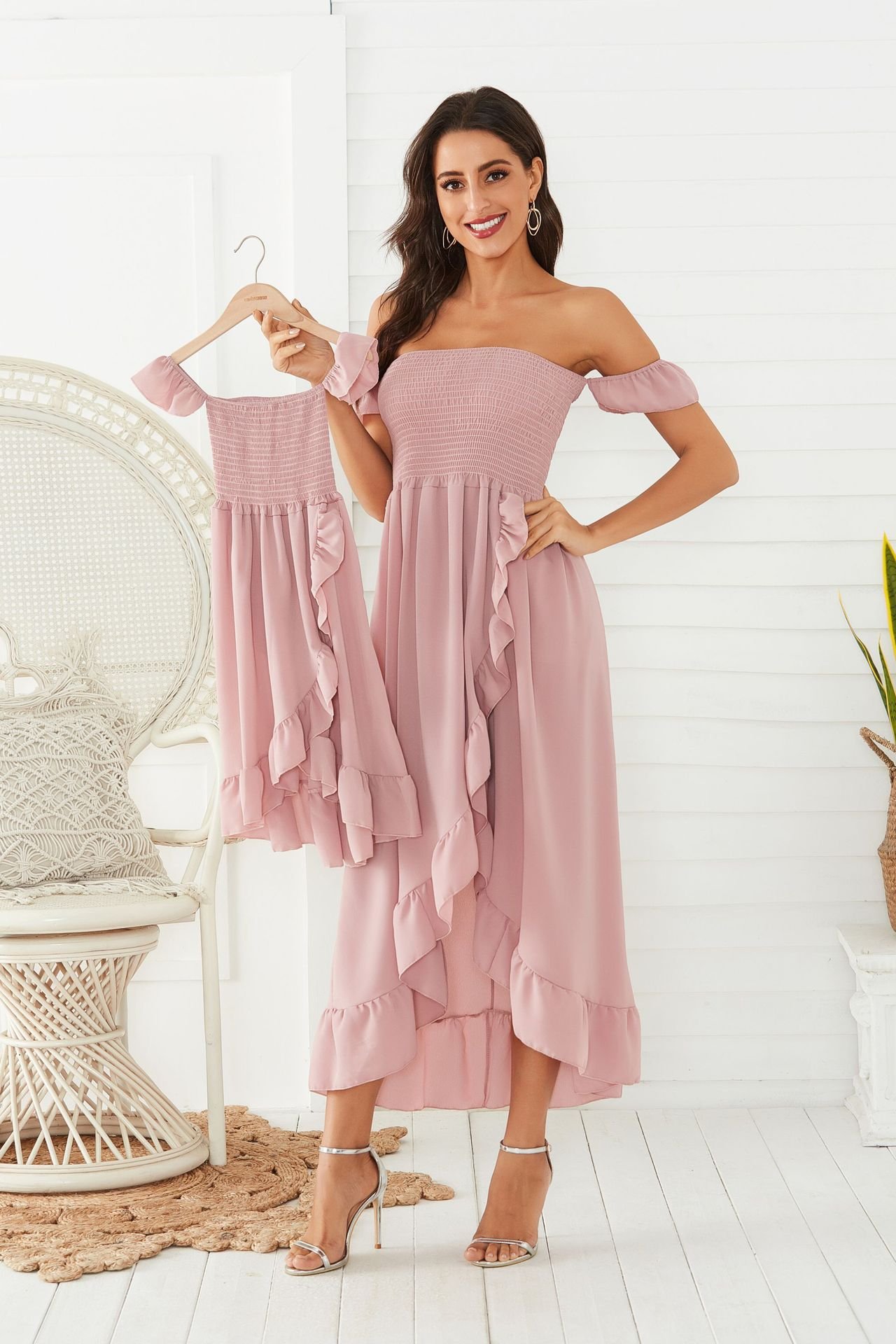 Sexy Cotton Brassiere Back Halter Dress - Image 3