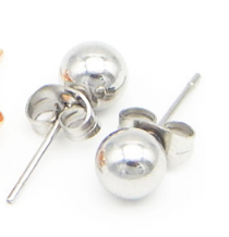 Classic Silver-shine Stud Earrings - Image 3