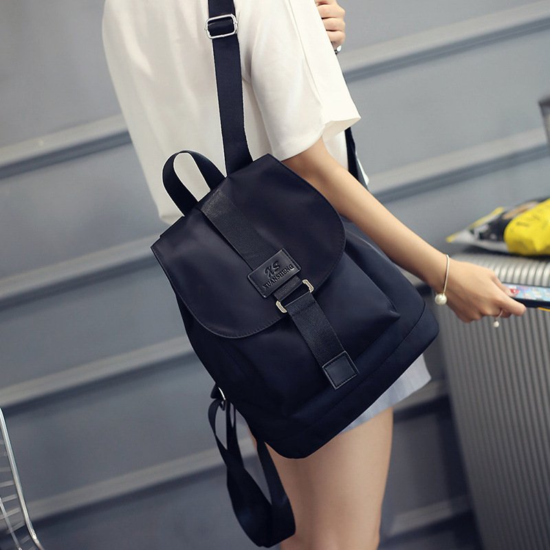 Square buckle nylon backpack - Image 3