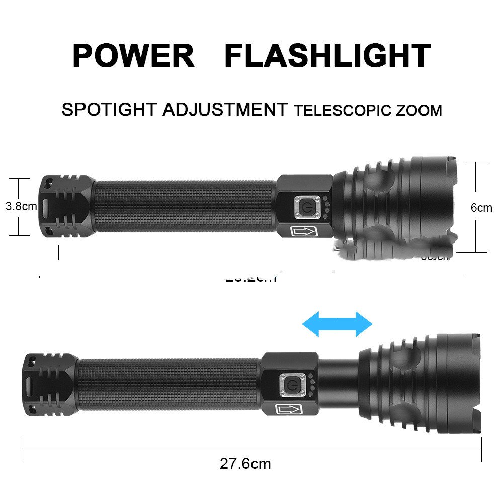 Strong flashlight USB charging - Image 2