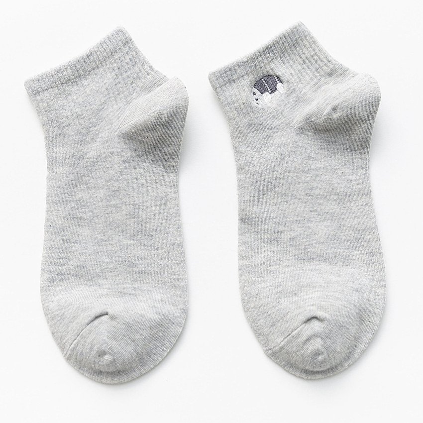 Japanese Embroidery Cartoon Boat Socks College Style - Image 4
