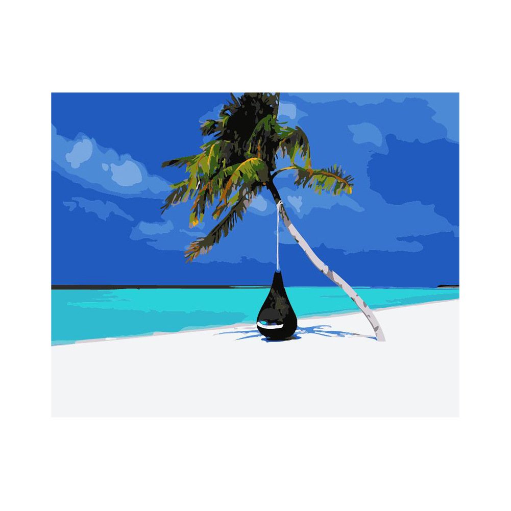 Beach Hammock - DIY Painting By Numbers Kit