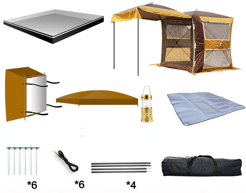 Self-driving Tour In Tents Beside The Car - Image 5