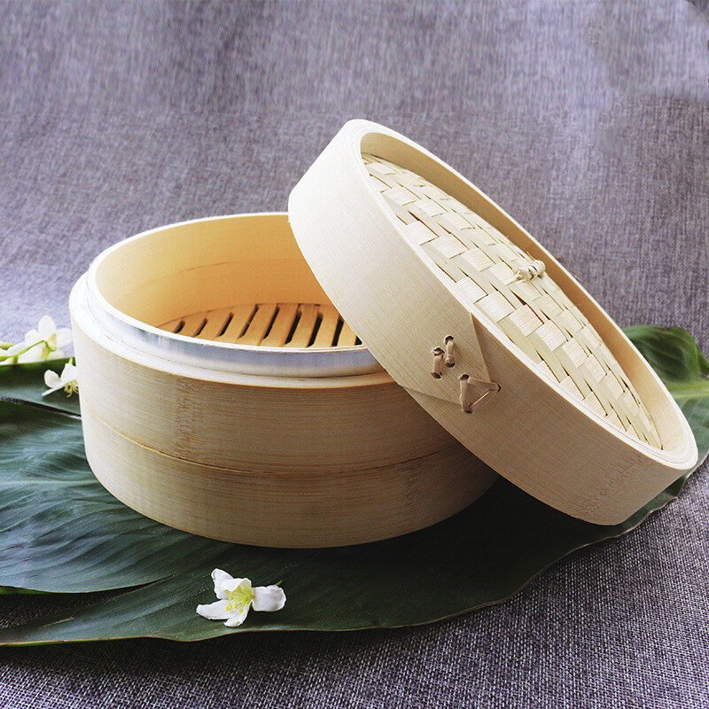 Bamboo Steamer Bamboo Steamed Dumplings for Heightening and Deepening Dumplings - Image 2