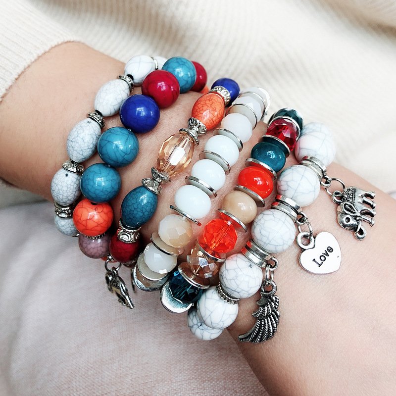 Elephant Wing Pendant Bracelet - Image 2