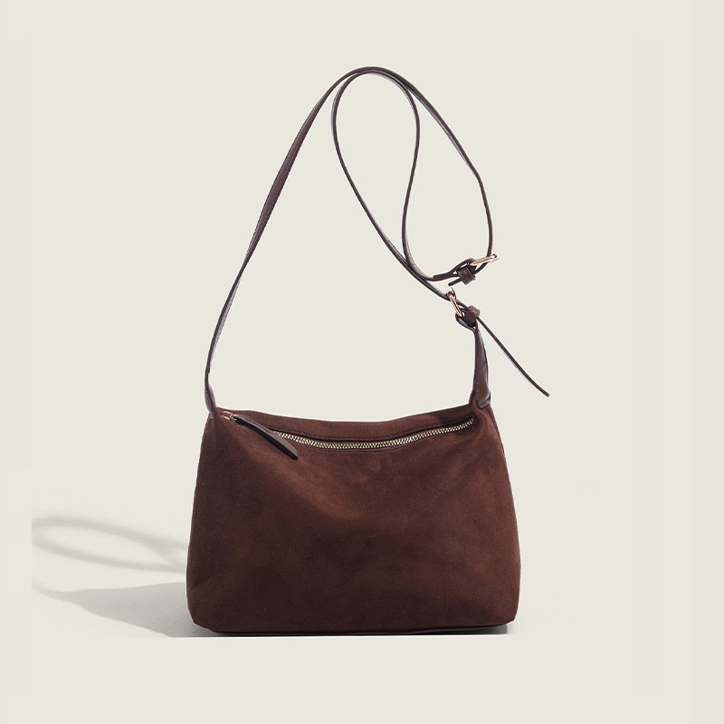 Women's Autumn And Winter New Suede Matte Suede Underarm Bag - Image 3