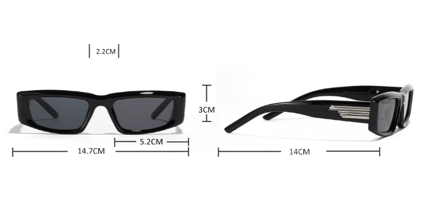 Sunglasses Women's To Make Round Face Thin-looked Black Sun Glasses Advanced Simple - Image 4