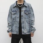 Loose denim jacket
