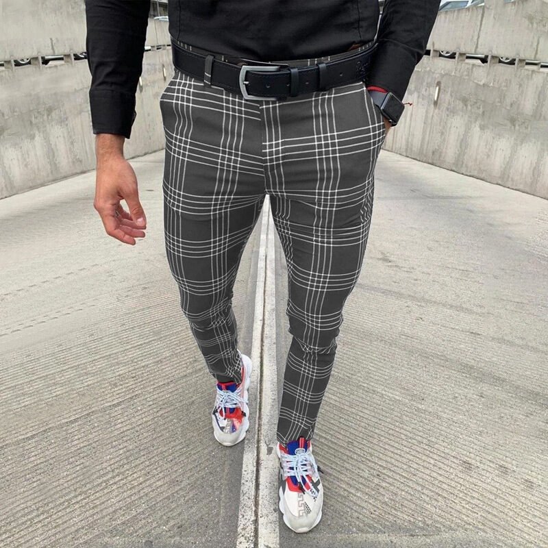 Plaid striped slacks - Image 6