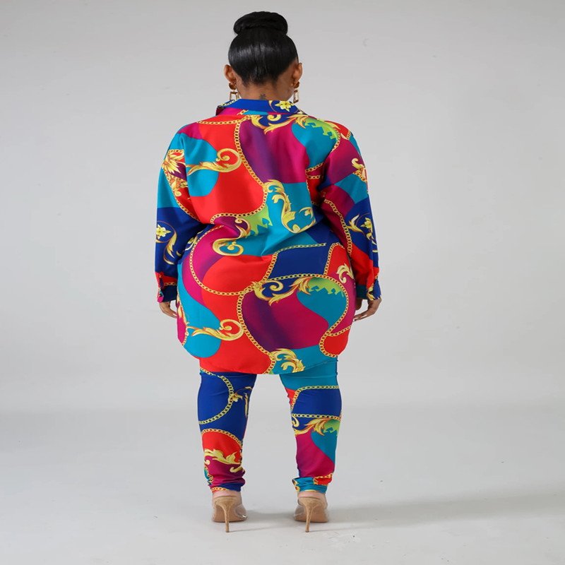 Digital printing two-piece suit - Image 4