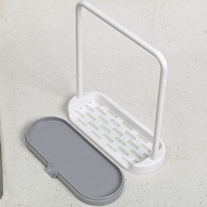 Kitchen countertop storage rack rag dishcloth